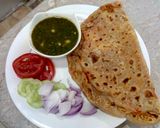 A picture of step 20 of Pepperoni Cheese Paratha.