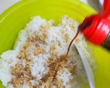 รูปขั้นตอนการทำที่ 2 ของ ข้าวคลุกสาหร่ายไข่ดาว
