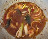 Foto langkah ke 3 dari resep Udang Saus Padang.