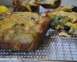 A picture of step 13 of My savoury bread (cake) نان زیتون با سبزیجات.