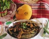 A picture of step 8 of Bhindi Fry (crispy bhindi rava fry).