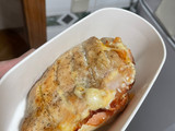 Pechuga de pollo rellena de pavo y queso