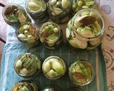 Zöld dinnye /zöld paradicsom/uborka mix recept fázis 2 fotója