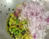 A picture of step 2 of Chaulai Saag.
