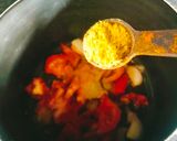 A picture of step 3 of MORINGA Masoor Dal / Drumstick leaves Dal.