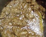 A picture of step 2 of Fry Kaleji.