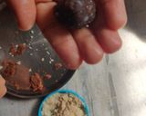 A picture of step 3 of Biscuit coconut balls.