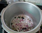 A picture of step 2 of Quinoa Khichdi.