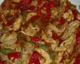 Foto del paso 1 de la receta: Fajitas de pavo campero con verdura picante