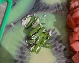 A picture of step 4 of Kachumber salad.