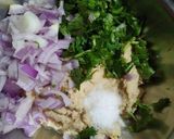 A picture of step 4 of Soya Chunks Dahi Vada.