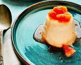 A picture of step 1 of Blood orange panna cotta.