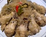 รูปขั้นตอนการทำที่ 8 ของ น่องไก่นึ่งวุ้นเส้นสมุนไพร