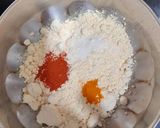 A picture of step 1 of Sandwich with Cheese Spread and Besan Chilla.