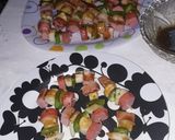 Foto del paso 3 de la receta: Mini brochetes de panchos!! Con lo que había 😁