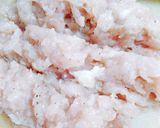 รูปขั้นตอนการทำที่ 1 ของ ไก่บดโอบหน่อไม้ฝรั่ง