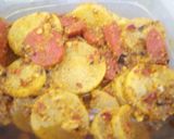 A picture of step 6 of Gajer Mouli or Hari Mirch ka Achar.