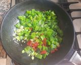 Foto del paso 3 de la receta: Spaghetti, con vegetales y camarones