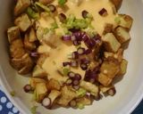 Foto del paso 16 de la receta: Papas con cheddar y cebolla de verdeo