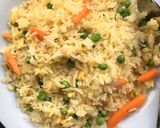 Hình bước làm 3 của món Cơm rang trứng