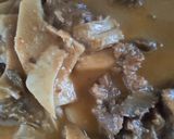 Gambar langkah 12 resipi Daging Gulai Kawah Kelantan.
