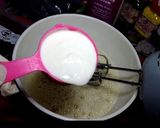 A picture of step 2 of Chocolate Tress leches Cake.