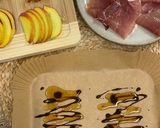 Foto del paso 3 de la receta Hojaldre de melocotón, jamón y burrata - receta viral