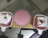 A picture of step 10 of Rose milk cake.
