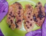 Foto langkah ke 5 dari resep Strudel pisang nyoklat Keju.