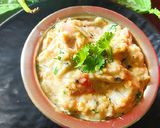 A picture of step 4 of Baingan Bharta.