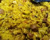Foto del paso 4 de la receta: Arròs caldós amb músculs, pollastre i Frankfurt