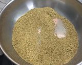 A picture of step 3 of Sesame seeds mouth freshner.