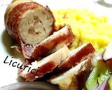 Pas rețetă Rulouri de pui cu cașcaval învelite în bacon 4 fotografie