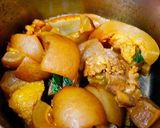 Hình bước làm 1 của món Da bê kho