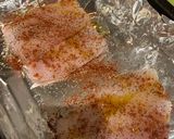 A picture of step 2 of Easy Hake and Greens.