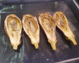 Foto del paso 3 de la receta: Berenjenas rellenas vegetarianas exprés con soja texturizada