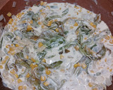 Foto del paso 7 de la receta: Rajas con elotes y arroz con queso y crema