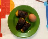 Foto langkah ke 4 dari resep Pisang Tanduk dan Telur Rebus.