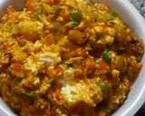 A picture of step 6 of Matar Paneer bhurji.
