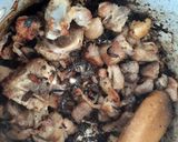 A picture of step 3 of Pork fry.