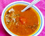 A picture of step 2 of Chevda Chana.