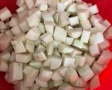 Hình bước làm 1 của món Kim chi củ cải