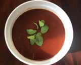 A picture of step 2 of California Farm Tomato Lamb Marinade Soup.