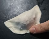 A picture of step 6 of Momos and dip.