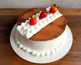 عکس مرحله 14 از دستور کیک خامه ای با کرم قهوه (Cake with Coffee cream)