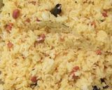 A picture of step 2 of Lemon Rice.
