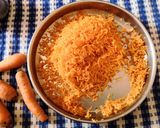 A picture of step 1 of Carrot Halwa.