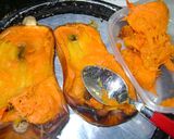 Foto del paso 1 de la receta: Zapallo anco relleno gratinado
