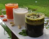 A picture of step 4 of Tricolor juices.