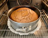 Foto del paso 7 de la receta: Tarta “ajedrez” con almíbar de chocolate y ganaché